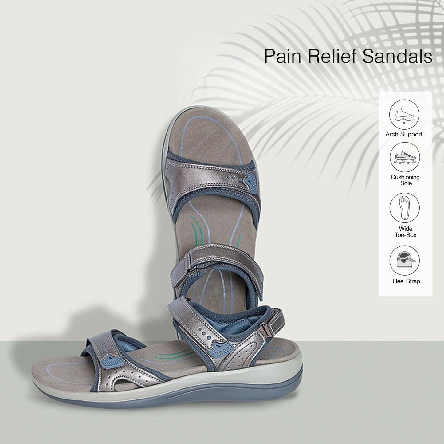 CM | Sandalias para mujer - alivio del dolor de pies