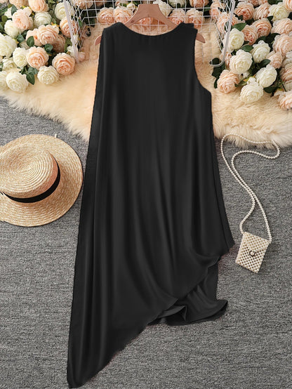 CM | VESTIDO MIDI SIN MANGAS ATEMPORAL