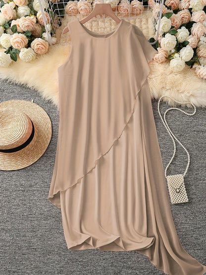 CM | VESTIDO MIDI SIN MANGAS ATEMPORAL