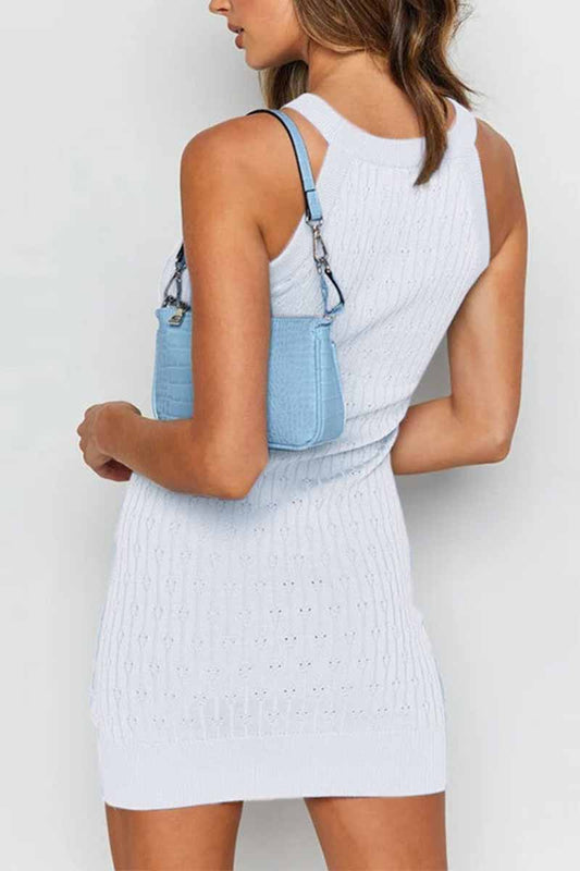 CM | Minivestido de punto de canalé