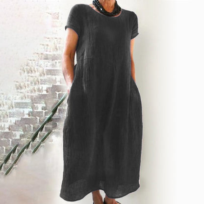 CM | Vestido suelto monocolor