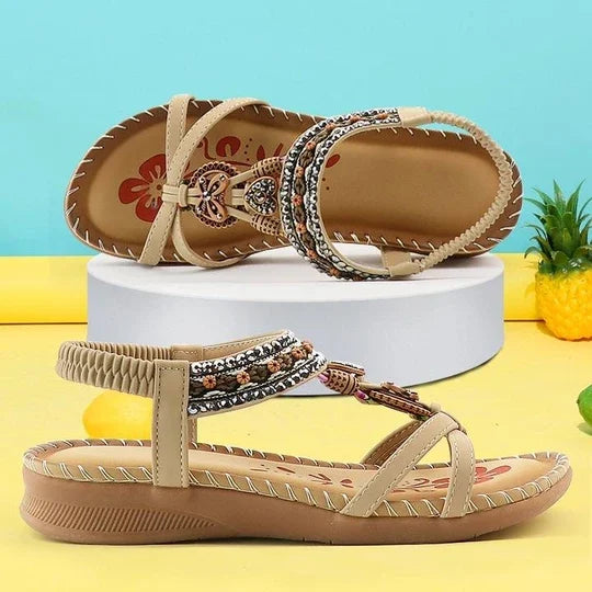 CM | SANDALIAS RETRO DE ESTILO BOHEMIO
