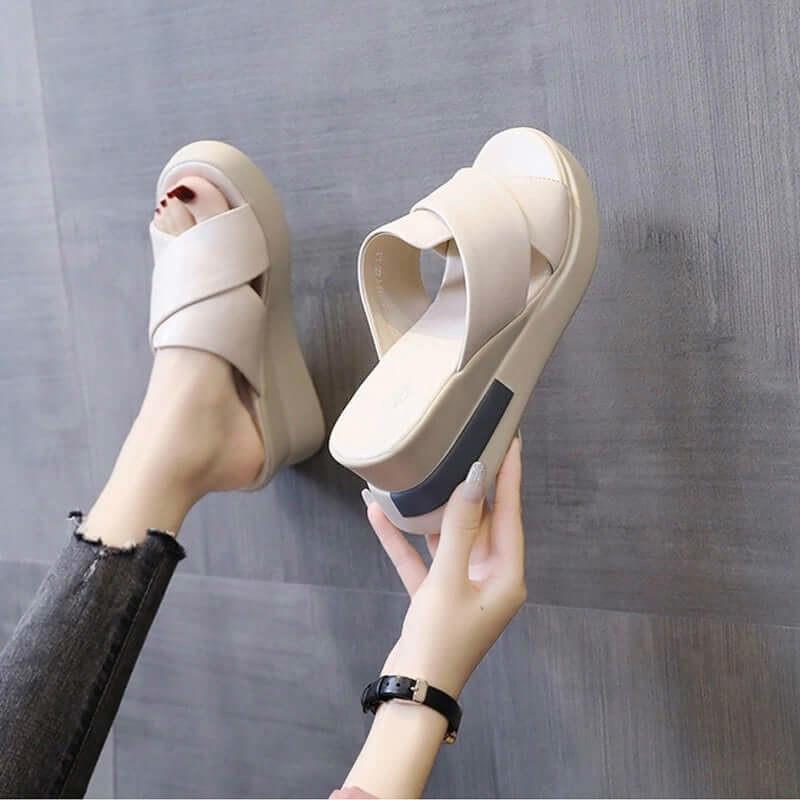 CM | Sandalias de piel para mujer