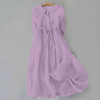 CM | Elegante vestido monocolor