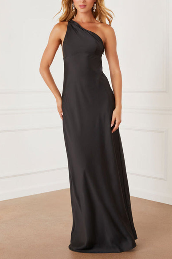 CM | Zaine maxi vestido de un hombro