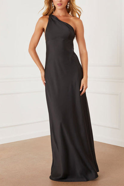 CM | Zaine maxi vestido de un hombro