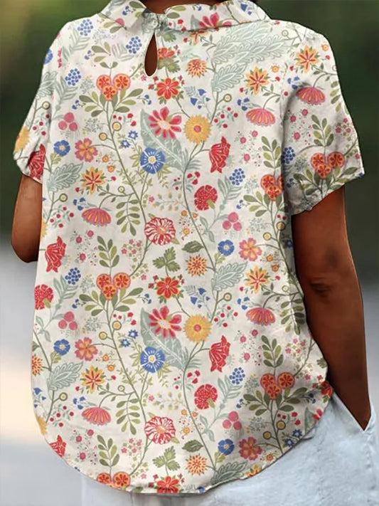 CM | Elegante blusa floral