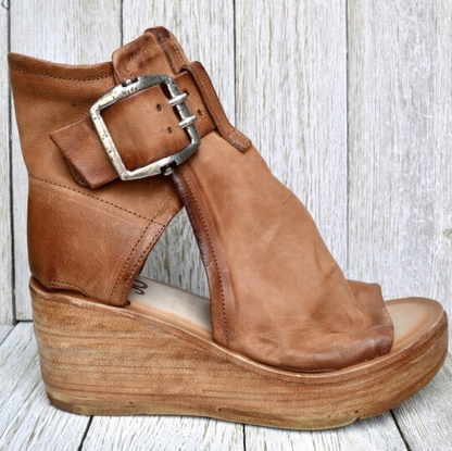 CM | Sandalias de cuña boho