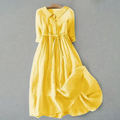 CM | Elegante vestido monocolor