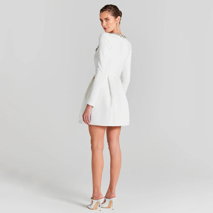 CM | Mini vestido de terciopelo