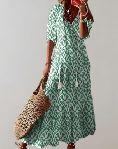 CM | Vestido maxi fluido para mujer