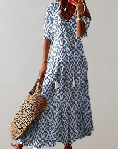 CM | Vestido maxi fluido para mujer