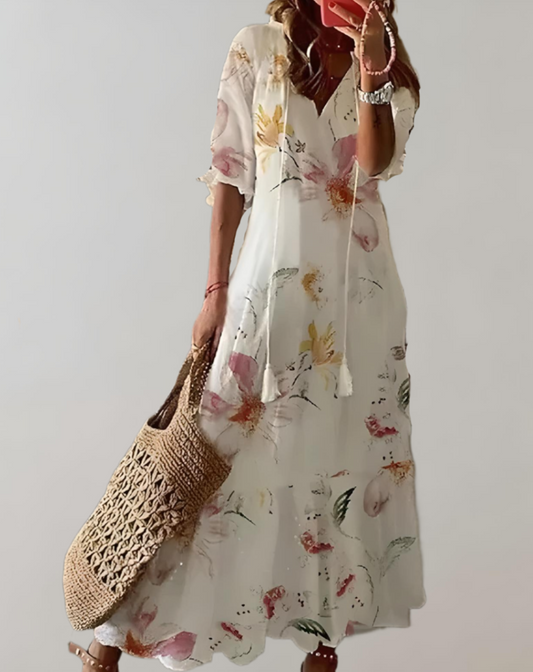 CM | Vestido maxi fluido para mujer
