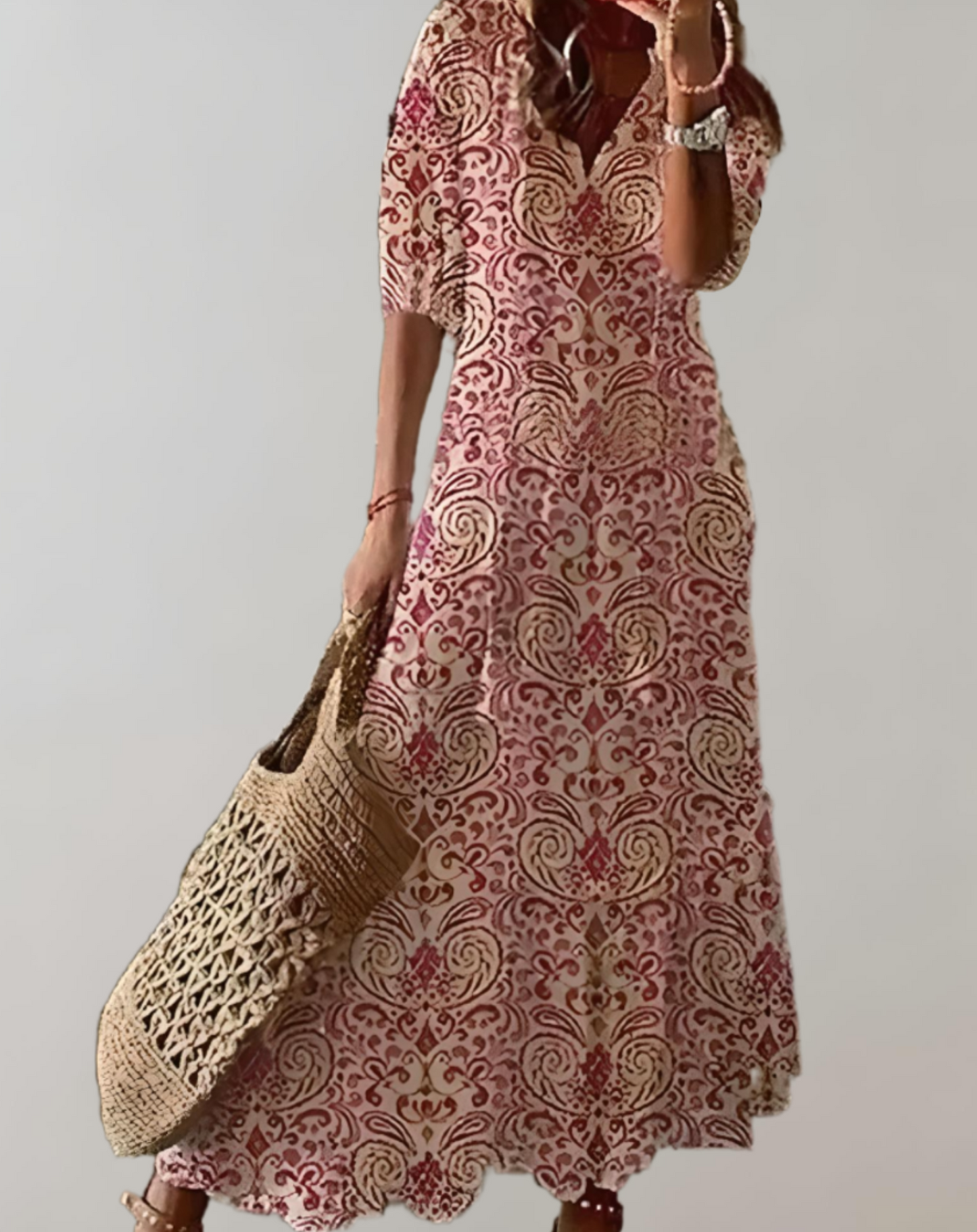 CM | Vestido maxi fluido para mujer