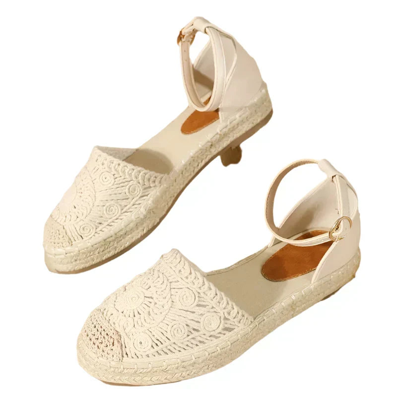 CM | Sandalias de verano con correa en el tobillo Boho