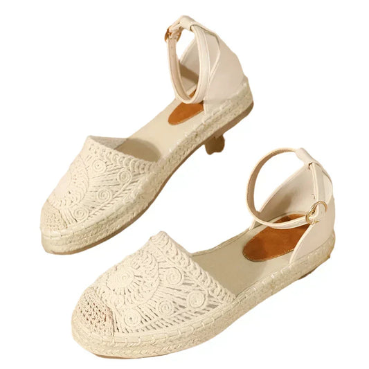 CM | Sandalias de verano con correa en el tobillo Boho