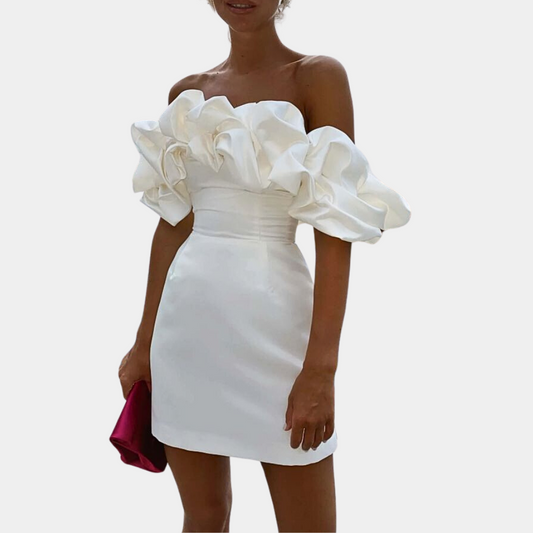 CM | Minivestido de verano para mujer con volantes