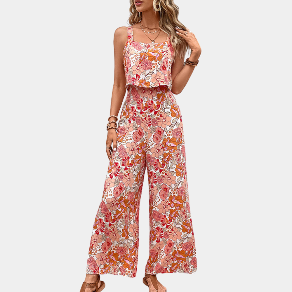 CM | Ladies Stylish Summer Floral Jumpsuit
