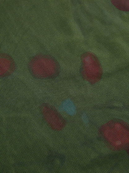 CM | Maxi Vestido Vintage de Malla con Capas