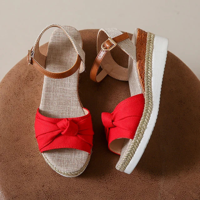 CM | Sandalias de cuña para mujer Nudo