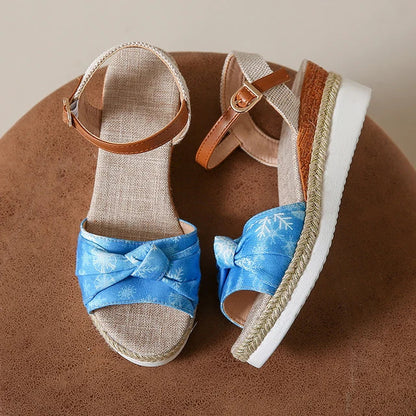 CM | Sandalias de cuña para mujer Nudo