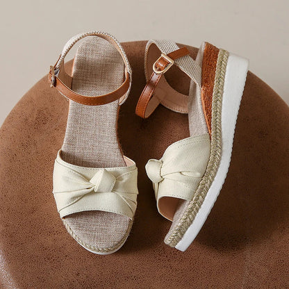 CM | Sandalias de cuña para mujer Nudo