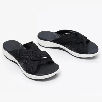 CM | | Sandalias de plataforma para mujer con tira elástica