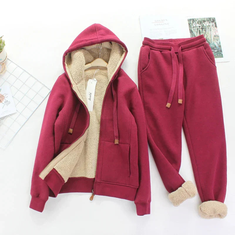 CM | Elegante conjunto de chaqueta y pantalón de invierno hecho a medida