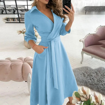 CM | vestido blusa bolso midi