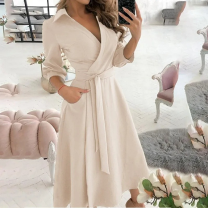 CM | vestido blusa bolso midi