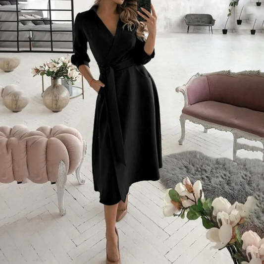 CM | vestido blusa bolso midi