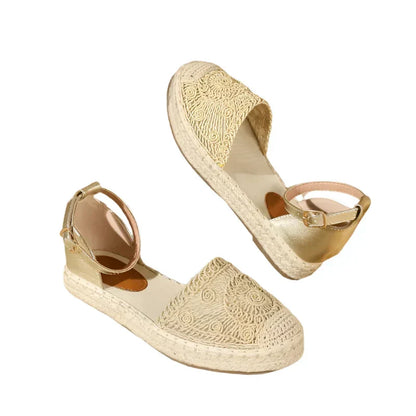 CM | Sandalias de verano con correa en el tobillo Boho