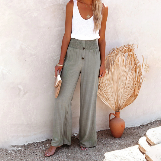 CM | Pantalones sueltos con cintura alta