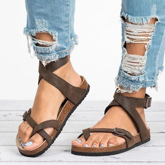 CM | Sandalias de tiras antideslizantes de verano - Mercedes