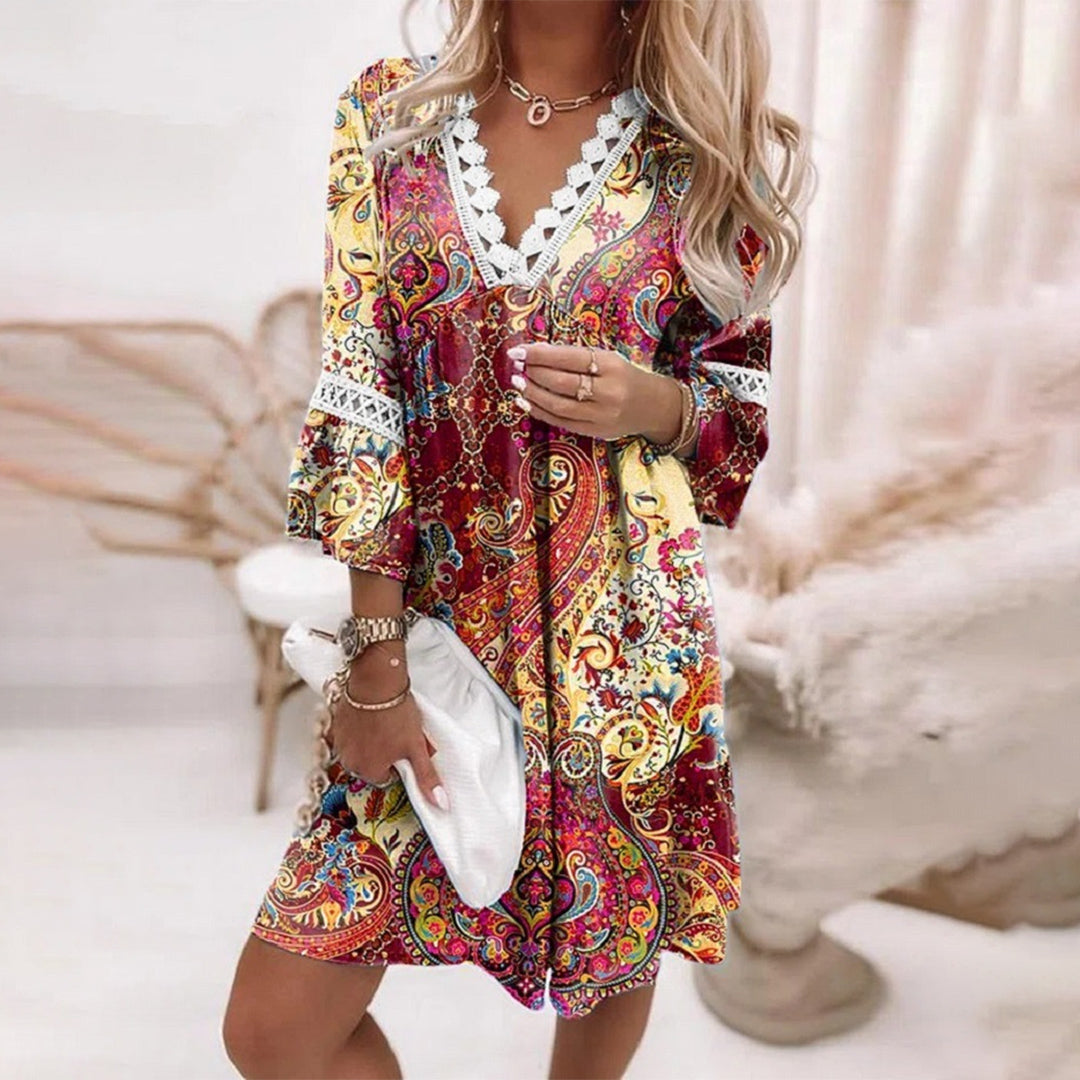 CM | Airy vestido corto de verano para mujer