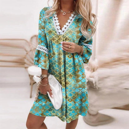 CM | Airy vestido corto de verano para mujer