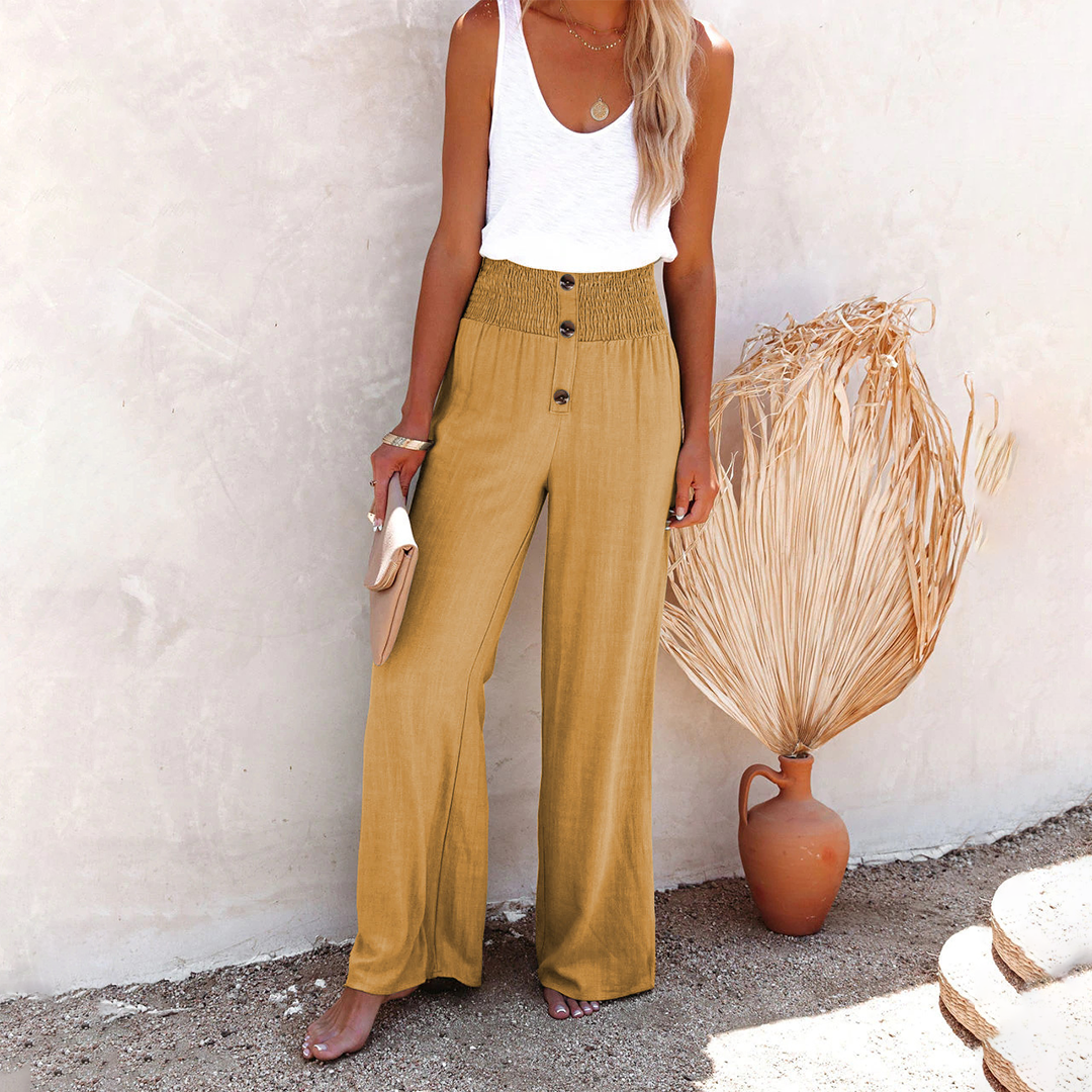 CM | Pantalones sueltos con cintura alta