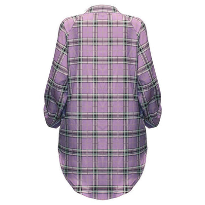 CM | mini vestido camisero a cuadros CA23