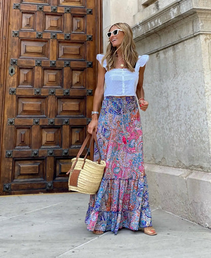 CM | Elegante falda larga