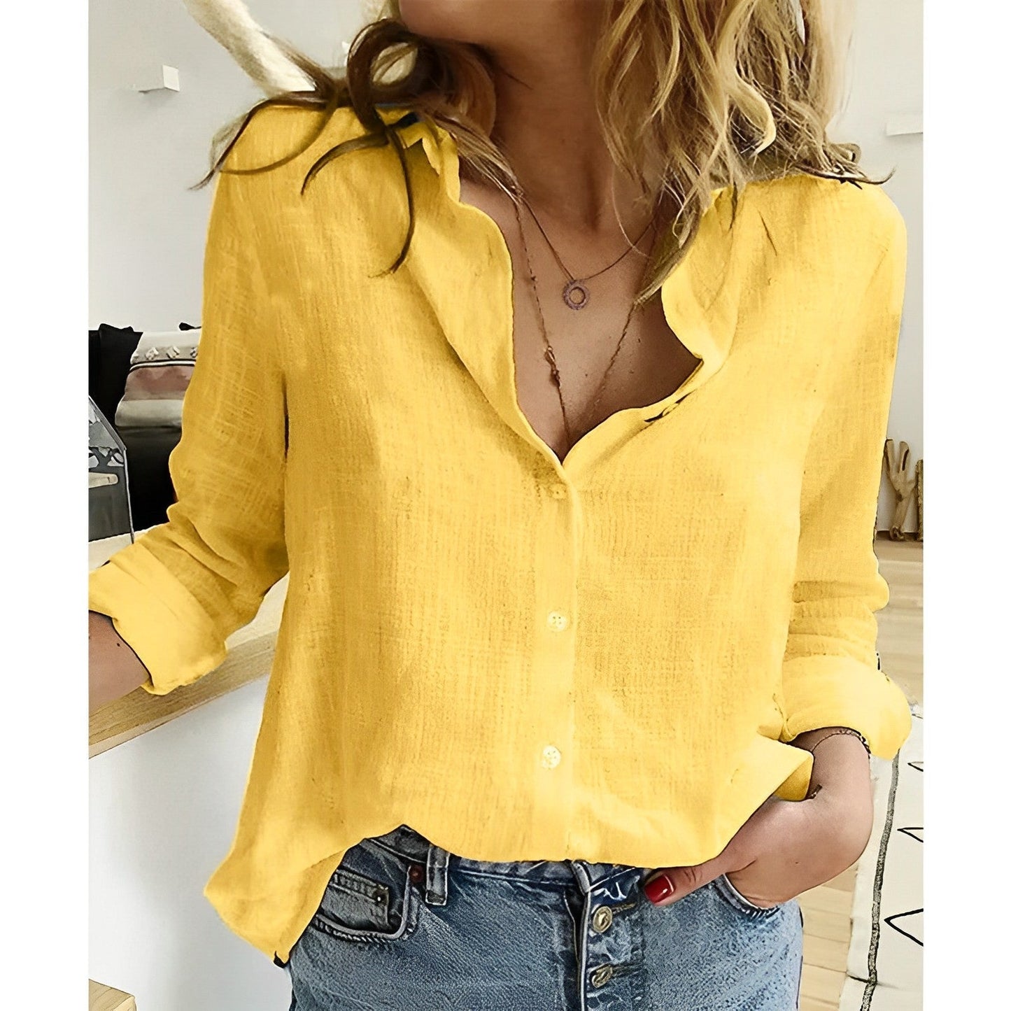 CM | Blusa de lona ligera de alta calidad