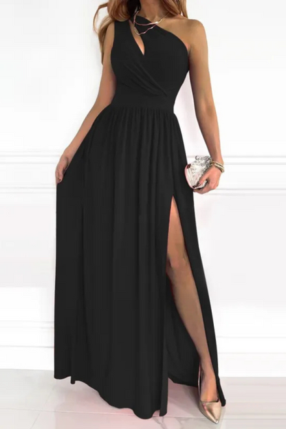 CM | Vestido largo con estampado de rosas