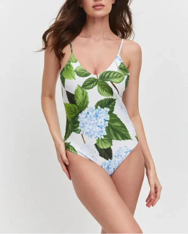 CM | Elegante bañador floral con falda
