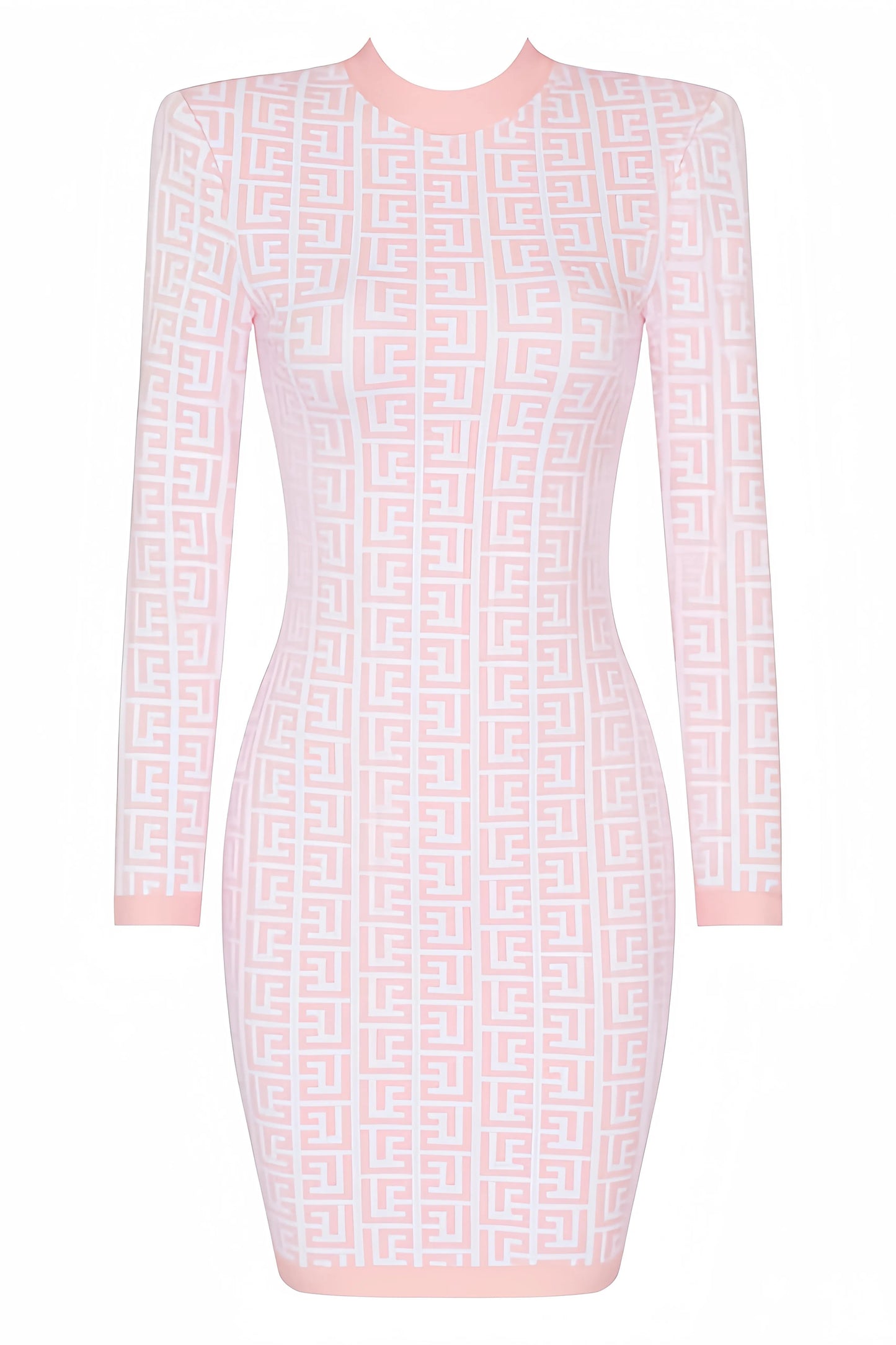 CM | Vestido corto estructurado con mangas largas