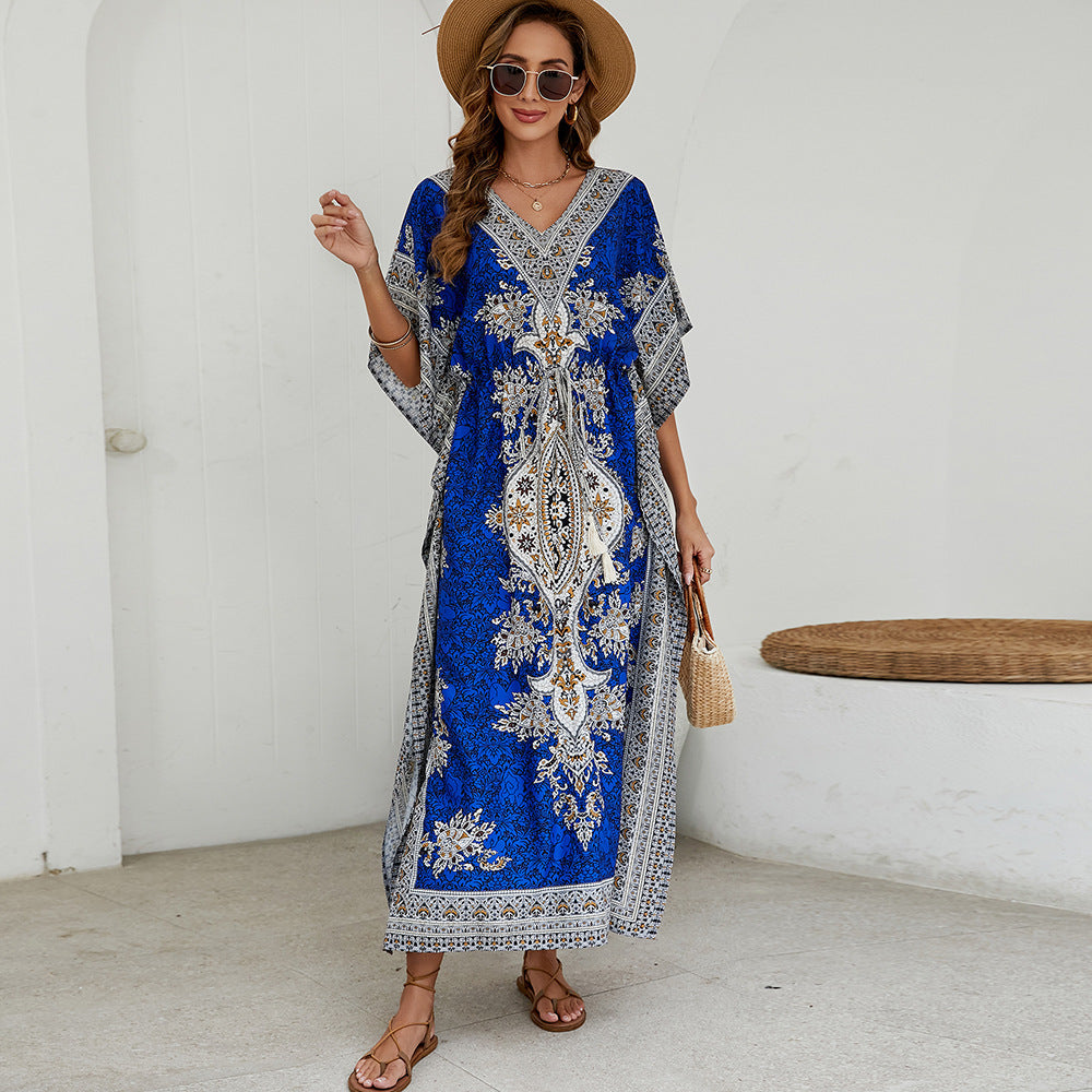 CM | Moda Femenina Bikini Vestido de Playa Vestidos Bohemios