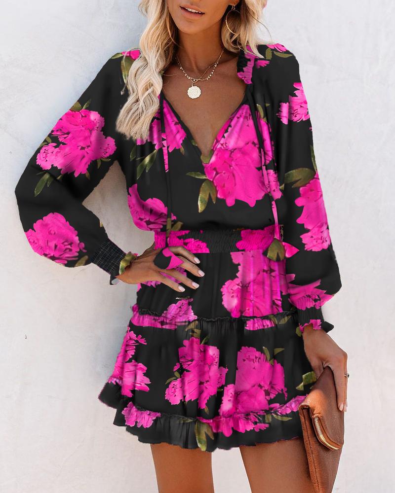 CM | Mini Vestido Floral para una elegancia vibrante