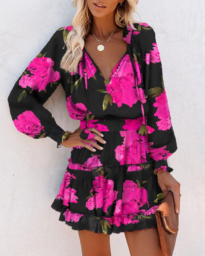 CM | Mini Vestido Floral para una elegancia vibrante