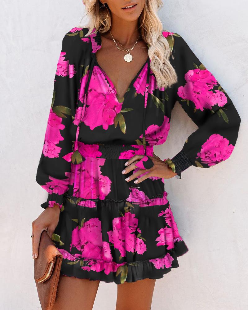 CM | Mini Vestido Floral para una elegancia vibrante