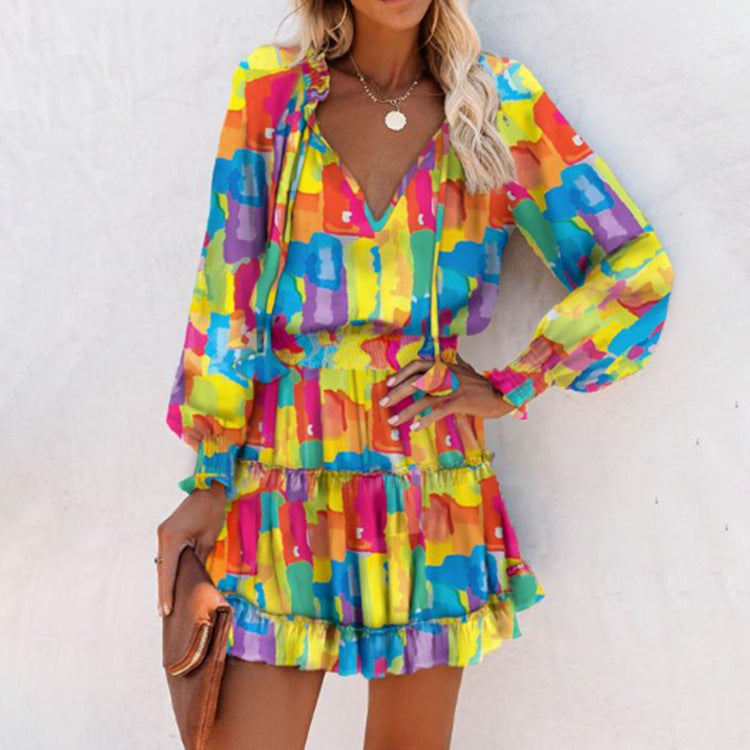 CM | Mini Vestido Floral para una elegancia vibrante