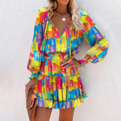 CM | Mini Vestido Floral para una elegancia vibrante