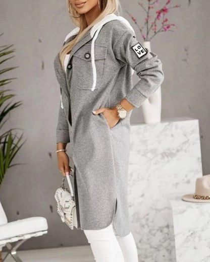 CM | Elegante abrigo con capucha